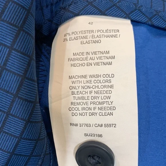 PGA Tour Men’s Motionflux 360 Blue Golf Shorts Size 42 NEW With Tags - Picture 7 of 13